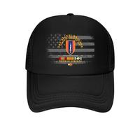 Veteran De Vietnam De La 1.ª Brigada De Señales Mujer Hombre Snapback Cap Clásico Gorras Hip Hop Ajustable Gorra Trucker para Running Golf Aire Libre