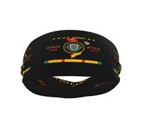 Veteran De Vietnam del 20.º Grupo De Fuerzas Especiales De EE. UU. Mujer Hombre Cinta Sudor Cabeza Comoda Banda para El Sudor Elástica Headband para Fitness Gimnasio Correr Tenis