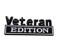 Veteran Edition Emblem - Car Emblem | Car Bumper Badges | Cars Metal Emblems Decal | 3D Letters Bumper Badge | Truck Adhesive Stickers for Vehicle, Truck| Auto Emblems and Badges