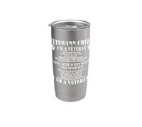 Veteran’s Creed I’m Veteran T-Shirt Vaso térmico de acero inoxidable de doble pared