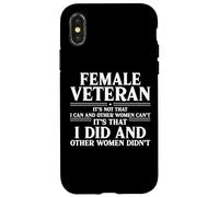 Veterana Que Hice y Otras Mujeres no lo hicieron mamá veterana de EE. UU Carcasa para iPhone X/XS