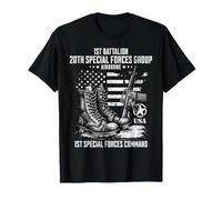 Veterano aerotransportado del Grupo de Fuerzas Especiales del 20º Batallón Camiseta