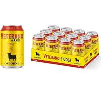 Veterano & Cola Ready to Drink - Pack de 12 Latas de Combinado Listo, 33 cl