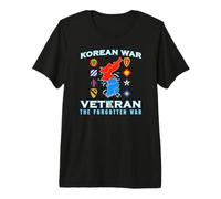 Veterano DE Guerra Coreana LA Guerra OLVIDADA Camiseta Premium