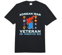 Veterano DE Guerra Coreana LA Guerra OLVIDADA Comfort Colors Adult Heavyweight T-Shirt