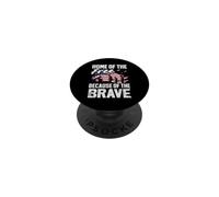 Veterano de la Bandera Estadounidense para Hombres, Mujeres, niños, hogar de los Libres PopSockets PopGrip Adhesivo