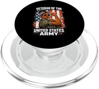 Veterano del Ejército de los Estados Unidos Veterano Afroamericano PopSockets PopGrip para MagSafe