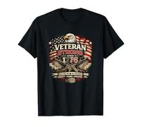 Veterano Fuerte Desde 1776 250 América Liberty 4 de Julio EE.UU. Veterano Camiseta