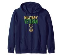 Veterano Militar Medalla de Honor Reconocimiento Sudadera con Capucha