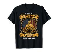 Veterano patriótico - Soy un veterano como mi padre antes que yo Camiseta