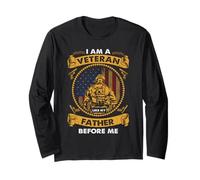 Veterano patriótico - Soy un veterano como mi padre antes que yo Manga Larga