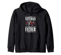 Veterano patriótico - Soy un veterano como mi padre antes que yo Sudadera con Capucha