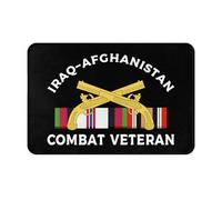 Veterano, Policía Militar, Estados Unidos, Irak, Afganistán, Alfombra De Puerta Recoge La Suciedad Alfombra De Entrada Fácil De Limpiar Alfombra De Suelo para Oficina Hotel 40x60Cm