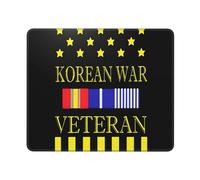 Veteranos Único De La Guerra De Corea Alfombrilla Raton Base De Goma Alfombrillas De Mouse Bordes Cosidos Alfombrilla para Ratón para Computadora Escritorio Hogar 25X30Cm