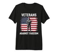 Veterans Against Fascism Vintage US Army Patriotic Soldier Camiseta Premium