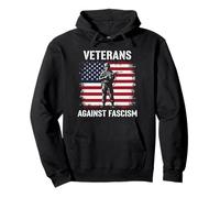 Veterans Against Fascism Vintage US Army Patriotic Soldier Sudadera con Capucha