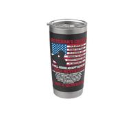 Veteran's Creed I Am A Veteran US Patriotic Veterans Day Vaso térmico de acero inoxidable de doble pared