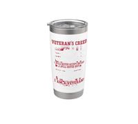 Veteran's Creed I Am A Veteran US Patriotic Veterans Day Vaso térmico de acero inoxidable de doble pared