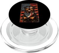 Veterans Day USA American Flag Rottweiler PopSockets PopGrip para MagSafe