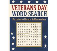 Veterans Day Word Search: Puzzles to Honor & Remember