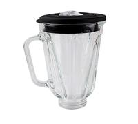 Veterger Tarro de vidrio con tapa, compatible con licuadoras Hamilton Beach (5 tazas)