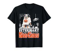 Veterinario Boo Crew Disfraz de Halloween a juego Veterinario Camiseta