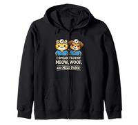Veterinario I Speak Fluent Meow Woof and Mild Panic Sudadera con Capucha