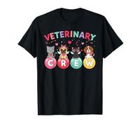 Veterinary Crew Veterinarian Animal Hospital Team Camiseta