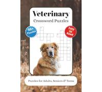 Veterinary Crossword Puzzles: Crossword Puzzles with Easy to Read Print about Veterinary, Animals, Pets and More | 6x9 inches, 120 pages | 50+ Puzzles … Gift for Vacations, Holidays and Relaxation