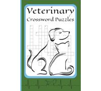 Veterinary Crossword Puzzles: Easy to Read Crossword puzzles about Veterinary Diagnoses, Terminology and More | 6x9 inches | Vet Tech Gift | 55+ Puzzles