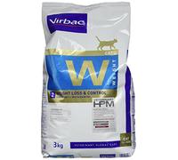 Virbac VET HPM Weight Loss & Control - Pienso para gatos adultos con sobrepeso o diabetes - Cantidad: 3 kg