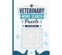 Veterinary Word Search Puzzle: 55 Puzzles Word Search about Veterinary and More | 6x9 inches, 110 pages | Gift for Veterinary, Pets & Animals Lover