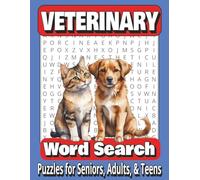 Veterinary Word Search Puzzle Book: Large Print Veterinary-Themed Word Searches for Seniors, Adults & Teens-Relaxing, Engaging, and Perfect for Animal Lovers