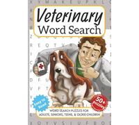 Veterinary Word Search Puzzle Book: Word searches with easy-to-read print about Veterinary Surgeons, Vets, Animals, and More. 6x9 inches, 110 pages. ... Gift for Vacations, Holidays and Free Times.