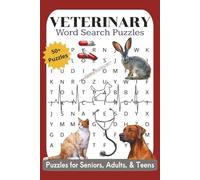 Veterinary Word Search Puzzles: Easy to Read Word Search Puzzle Book About Veterinarian Profession and More | 110 Pages | 50+ Puzzles | 6x9 inches | ... Holidays, & Relaxation by Jannelle Taylor