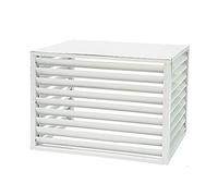 VETERS Cubierta de Unidad Exterior para Aire Acondicionado, Cubierta Protectora del Marco Exterior del Aire Acondicionado de Aleación De Aluminio, para Balcón Jardín