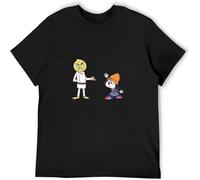 VETES Parappa The Rapper Kanji Top Sweatshirt Short Sleeve Black 3XL