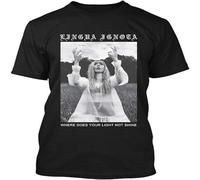 VETES Popular Lingua Ignota Where Does Your Light Not Shine Musician T Shirt Black S
