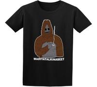 VETES Sassy Sasquatch Popcorn Big LEZ Show Mens Tshirts Black XL