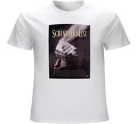 VETES Schindlers List Movie Poster Oskar Schindler Itzhak Stern Amon Goeth Gift Men Unisex T Shirt White S