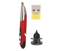 VETESHENM AI Intelligent 2.4G Wireless Voice Translation Search Pen Mouse Ratón óptico inteligente con control de voz, diseño ergonómico para reuniones de negocios y traducción multilingüe, Compat