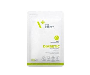 VETEXPERT Diabetic Cat - comida húmeda veterinaria para gatos 100 g