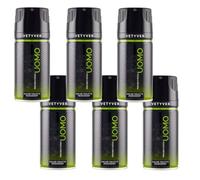 Vetiver - Desodorante en espray para hombre con fragancia de Vetiver 150 ml (6 unidades)