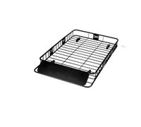 VETJMUA Barras Transversales Cesta Carga para Portaequipajes Techo 117 X 91 X 11 Cm / 130 X 91 X 12,7 Cm, con Capacidad 91 Kg para SUV, Camionetas Y Vehículos Baca Portaequipajes(64 Inches)