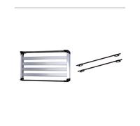 VETJMUA Barras Transversales Portaequipajes Universal para Techo De Coche, 100 X 90 Cm, Ideal para Camping Y Actividades Al Aire Libre Baca Portaequipajes(Set B)