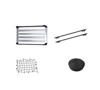 VETJMUA Barras Transversales Portaequipajes Universal para Techo De Coche, 100 X 90 Cm, Ideal para Camping Y Actividades Al Aire Libre Baca Portaequipajes(Set D)