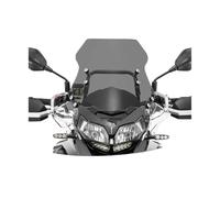 VETJMUA Carenabris para Benelli para TRK502 para TRK502X para TRK 502 502X 552 552X para TRK552X Parabrisas De Motocicleta Deflectores De Viento Parabrisas de Moto(Soot 41CM)