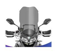 VETJMUA Carenabris para Benelli para TRK502 para TRK502X para TRK 502 502X 552 552X para TRK552X Parabrisas De Motocicleta Deflectores De Viento Parabrisas de Moto(Soot 61CM)