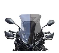 VETJMUA Carenabris para Benelli para TRK702 para TRK702X para TRK 702 702X Parabrisas De Motocicleta Deflectores Viento Vidrio Delantero Transparente Parabrisas de Moto(Gray 47CM)