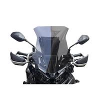 VETJMUA Carenabris para Benelli para TRK702 para TRK702X para TRK 702 702X Parabrisas Motocicleta Deflectores De Viento Vidrio Delantero Transparente Parabrisas de Moto(Gray 47CM)